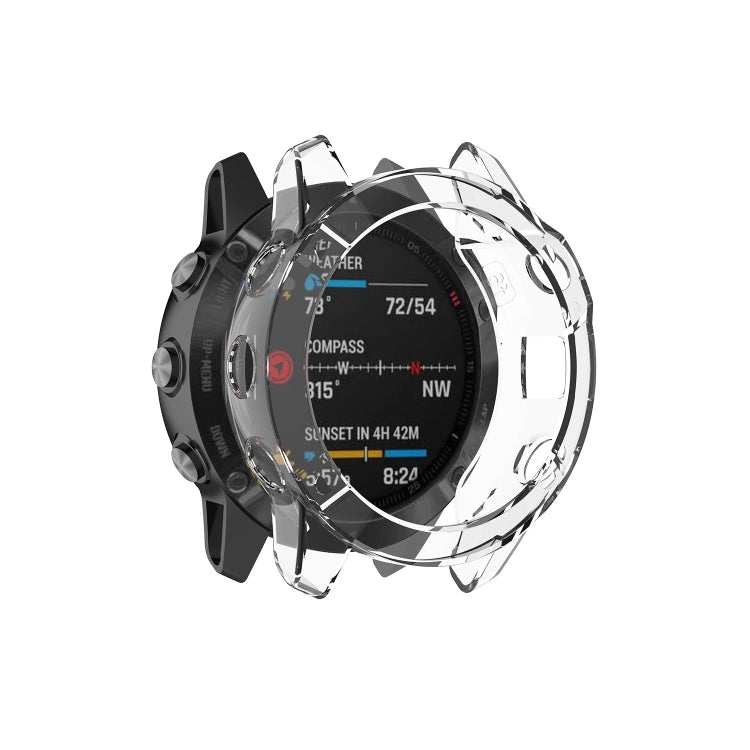 Suitable for Garmin Fenix 6S / 6S Pro transparent TPU Silica Gel Watch Case