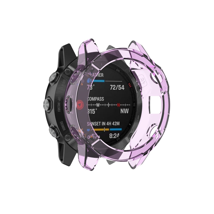 Suitable for Garmin Fenix 6S / 6S Pro transparent TPU Silica Gel Watch Case