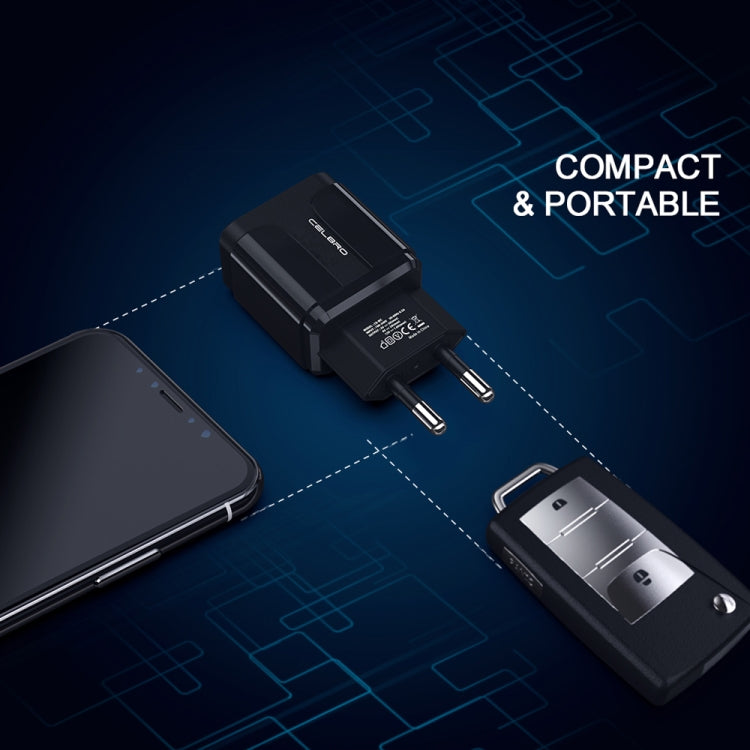 Portable QC3.0 18W USB Port Universal Quick Charging Charger, EU Plug, EU Plug