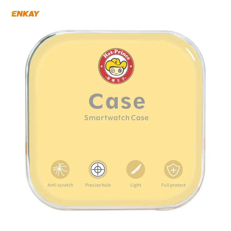 2 in 1 ENKAY Hat-Prince Transparent Soft TPU Case + 0.2mm 9H 2.15D Curved Edge Tempered Glass Film, For Samsung Galaxy Watch 3 45mm
