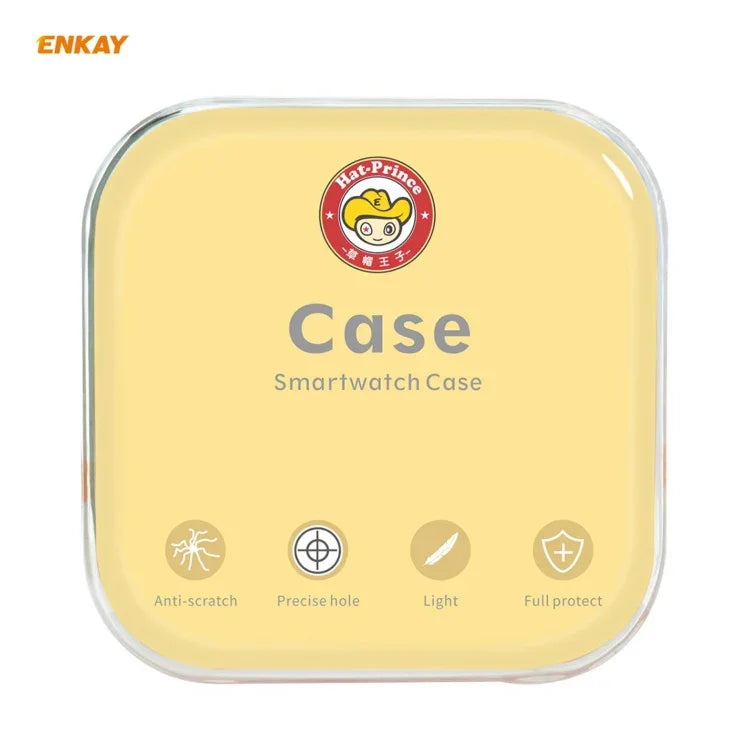 ENKAY Hat-prince Full Coverage TPU Case + Tempered Glass Protector for Apple Watch Series 6 / 5 / 4 / SE 44mm, For Apple Watch Series 6 / 5 / 4 / SE 44mm