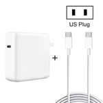 30W USB-C / Type-C Laptop Portable Power Adapter with 1.8m USB-C / Type-C to USB-C / Type-C Charging Cable,, 30W US Plug, 30W EU Plug, 30W UK Plug, 30W AU Plug
