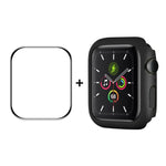 ENKAY Hat-Prince PC Frame + Full Coverage PMMA HD Screen Protector Film for Apple Watch Series 9 / 8 / 7 41mm