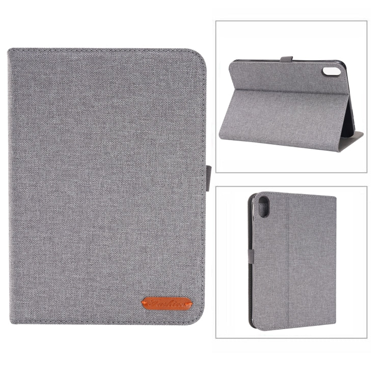 Fabric Texture Horizontal Flip Leather Tablet Case, For iPad mini 6 / mini 2024