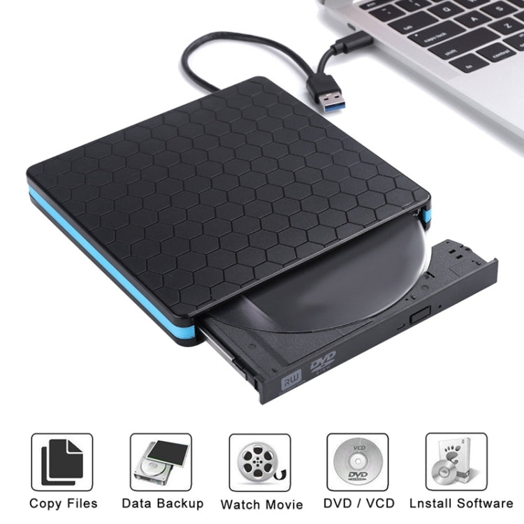 Universal Optical Drive Type-C USB 3.0 External DVD/CD/VCD Burner RW SVCD Drive Player, Universal Optical Drive