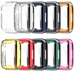 Shockproof TPU Full Protective Shell with Protective Film, For Apple Watch Series 9 / 8 / 7 45mm, For Apple Watch Series 9 / 8 / 7 41mm