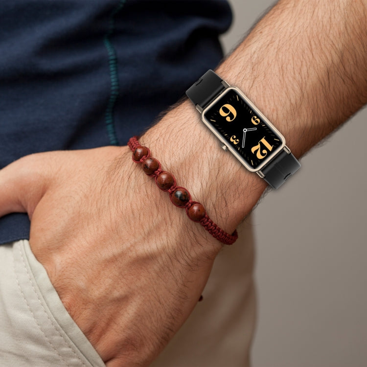 Solid Silicone Soft Strap, For Huawei Watch Fit mini
