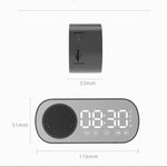 Z7 Digital Bluetooth 5.0 Speaker Multi-function Mirror Alarm Clock FM Radio, Z7 (Black), Z7 (White), Z7 (Pink)