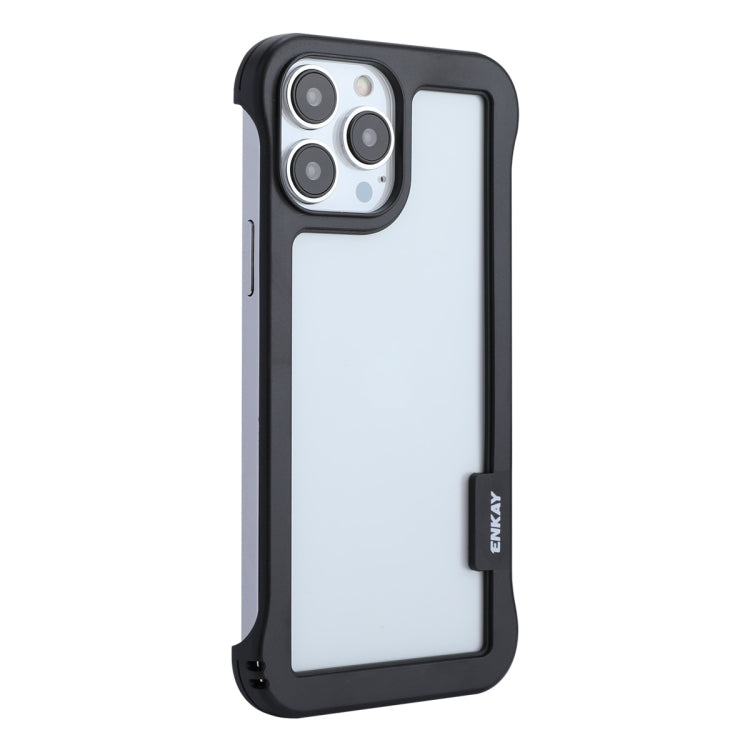 ENKAY Frameless Hollow Shockproof PC Case for iPhone 13 Pro Max, For iPhone 13 Pro Max