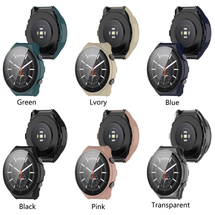 PC + Toughened Film Fully Enclosed Protective Case, For Xiaomi Watch S1