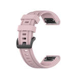 20mm Solid Color Silicone Quick Release Strap, For Garmin Fenix 7S