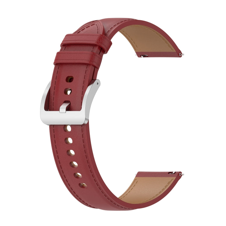 Calf Texture Sewing Thread Watchband, For Huawei Watch GT Runner, For Huawei Watch GT 3 46mm, For Huawei Watch 3 / Watch 3 Pro, For Huawei Watch GT 2 Pro / Watch GT 2e / Watch GT 42mm / 46mm, For Huawei Watch GT 2 Pro, For Huawei Watch GT2 46mm
