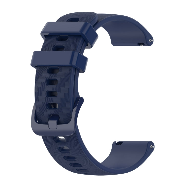 20mm Carbon Fiber Striped Silicone Strap, For Amazfit GTS 3, For Amazfit GTS 2E, For Amazfit GTS 2 mini, For Amazfit GTS 2