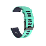 20mm Mixed-Color Silicone Strap, For Samsung Galaxy Watch 4 Classic 42mm, For Samsung Galaxy Watch 4 Classic 46mm