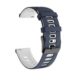 20mm Mixed-Color Silicone Strap, For Samsung Galaxy Watch 4 Classic 42mm, For Samsung Galaxy Watch 4 Classic 46mm