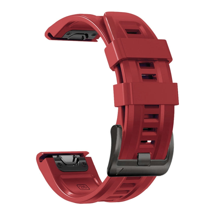 22mm Silicone Sport Pure Color Strap, For Garmin Fenix 6 Pro GPS, For Garmin Fenix 5, For Garmin Fenix 5 Plus