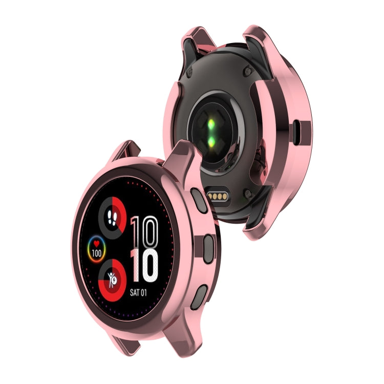 Shock-Proof Semi-Surrounded TPU Plating Watch Case, For Garmin Venu 2 Plus