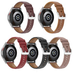 Embossed Genuine Leather Watch Strap, For Garmin Vivomove, For Garmin Move Style, For Garmin Move Luxe