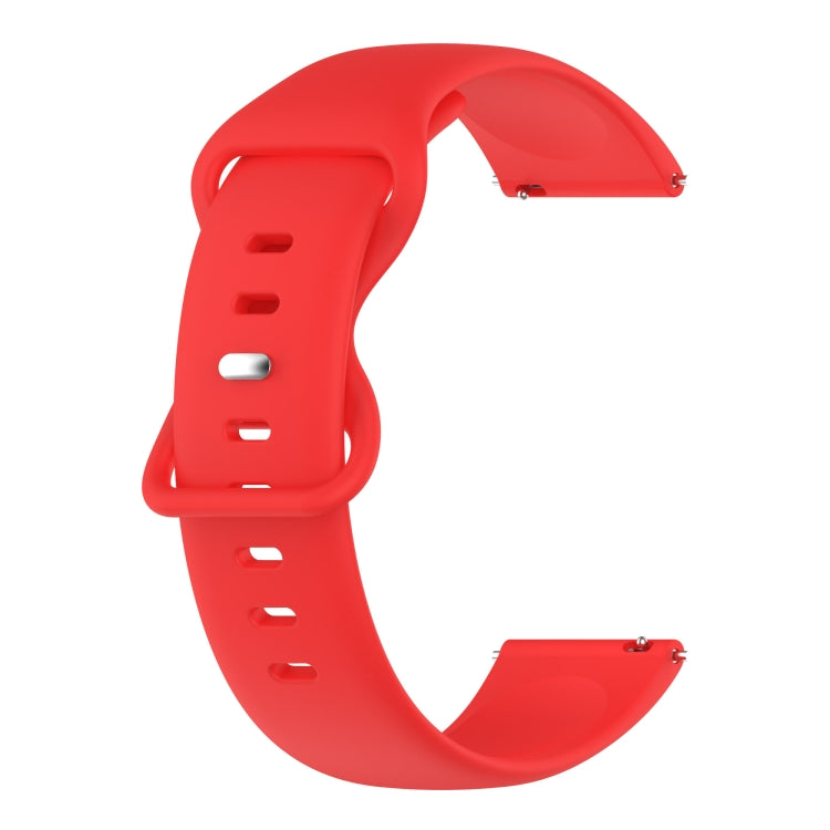 22mm Silicone Solid Color Watch Band, For Amazfit Stratos 2