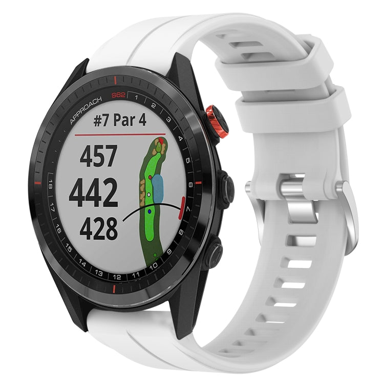 22mm Silicone Sports Watch Band, For Garmin Approach S62
