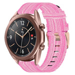 20mm Nylon Woven Watch Band, For Samsung Galaxy Watch 4 40mm, For Samsung Galaxy Watch 4 44mm, For Samsung  Galaxy Watch 4 Classic 42mm, For Samsung  Galaxy Watch 4 Classic 46mm, For Samsung Galaxy Watch 3 41mm, For Samsung Galaxy Watch Active 2 40mm