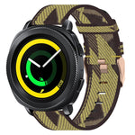 20mm Nylon Woven Watch Band, For Samsung Galaxy Watch Active 2 44mm, For Samsung Galaxy Watch Active 40mm, For Samsung Galaxy Watch 42mm, For Samsung Gear Sport, For Samsung Gear S2 Classic