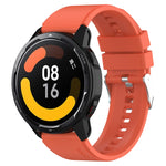 Protruding Head Silicone Strap Silver Buckle, For Samsung Galaxy Watch3 45mm 22mm, For Samsung Galaxy Gear S3 Classic 22mm, For Samsung Galaxy Gear S3 Frontier 22mm, For Samsung Galaxy Watch Heart-S 20mm