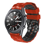 22mm Football Pattern Two-Color Silicone Strap, For Amazfit 2 Stratos, For  Amazfit Z