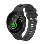 20mm Silicone Twill Watch Band, For Samsung Galaxy Watch 4 40mm, For Samsung Galaxy Watch 4 44mm, For Samsung  Galaxy Watch 4 Classic 42mm, For Samsung  Galaxy Watch 4 Classic 46mm