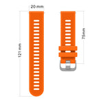 20mm Silicone Twill Watch Band, For Amazfit Pop Pro, For Amazfit Pop, For Amazfit BIP U, For Amazfit GTR 42mm