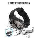 ENKAY Hat-Prince Full Coverage Transparent Soft TPU Case, For Samsung Galaxy Watch 5 40mm, For Samsung Galaxy Watch 5 44mm