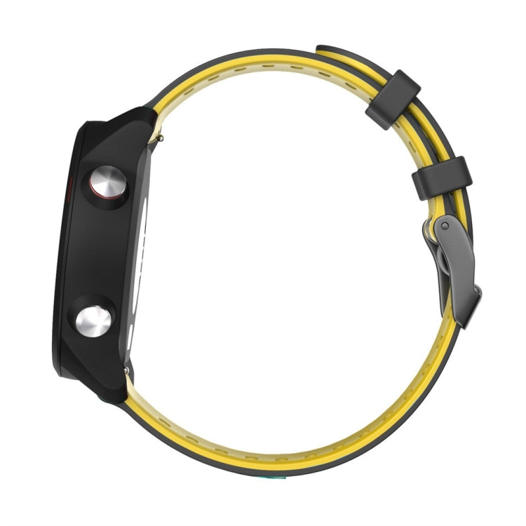 20mm Two-Color Silicone Watch Band, For Samsung Galaxy Watch 5 Pro  45mm, For Samsung Galaxy Watch 4 40mm