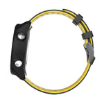 20mm Two-Color Silicone Watch Band, For Samsung Galaxy Watch 4 Classic 42mm, For Samsung Galaxy Watch Active 2