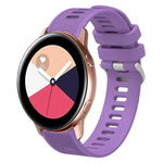 20mm Twill Solid Color Silicone Watch Band, For Samsung Galaxy Watch4 44mm, For Samsung Galaxy Watch4 Classic 46mm, For Samsung Galaxy Watch4 Classic 42mm, For Samsung Galaxy Watch Active 2