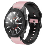 20mm Silicone Adhesive Leather Watch Band, For Samsung Galaxy Watch 5 40mm, For Samsung Galaxy Watch 5 44mm, For Samsung Galaxy Watch 5 Pro 45mm, For Samsung Galaxy Watch 4 40mm, For Samsung Galaxy Watch 4 44mm