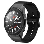 20mm Silicone Adhesive Leather Watch Band, For Samsung Galaxy Watch 5 40mm, For Samsung Galaxy Watch 5 44mm, For Samsung Galaxy Watch 5 Pro 45mm, For Samsung Galaxy Watch 4 40mm, For Samsung Galaxy Watch 4 44mm