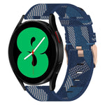 20mm Nylon Woven Watch Band, For Samsung Galaxy Watch5 40mm, For Samsung Galaxy Watch5 44mm, For Samsung Galaxy Watch5 Pro 45mm, For Samsung Galaxy Watch4 40mm, For Samsung Galaxy Watch4 44mm, For Samsung Galaxy Watch4 Classic 46mm