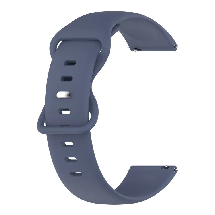 20mm Butterfly Buckle Solid Color Silicone Watch Band, For Samsung Galaxy Watch 4 44mm, For Samsung Galaxy Watch 4 Classic 46mm, For Samsung Galaxy Watch 4 Classic 42mm, For Samsung Galaxy Watch Active 2