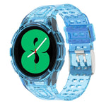 Armor Integrated TPU Double-Pin Buckle Smart Watch Band, For Samsung Galaxy Watch4 40mm, For Samsung Galaxy Watch4 Classic 46mm