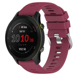 18mm Solid Color Silicone Watch Band, For Garminmove3S, For GarminActive S