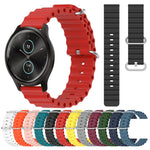 20mm Ocean Style Silicone Solid Color Watch Band, For Garmin Garminmove Style, For Garmin Forerunner 645 Music