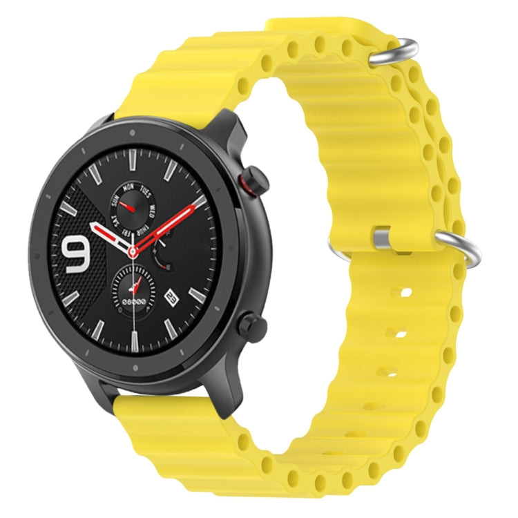 Ocean Style Solid Color Silicone Watch Band, For Amazfit GTR 4 22mm, For Amazfit GTS 4 Mini 20mm