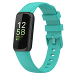 For Fitbit Inspire 3 Solid Color Silicone Watch Band, L, S