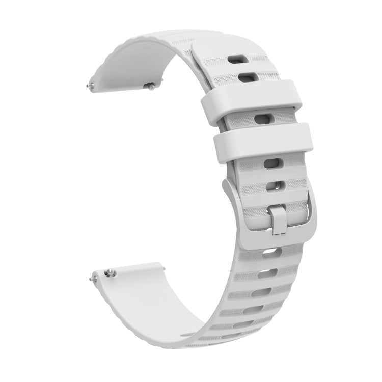20mm Wavy Dot Pattern Solid Color Silicone Watch Band, For Amazfit Pop