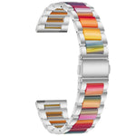 Interbead Resin Metal Watch Band, For Galaxy Watch 4 Classic 42 / 46mm