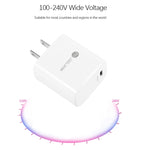 PD11 Single PD3.0 USB-C / Type-C 20W Fast Charger with 1m Type-C to Type-C Data Cable, US Plug, US Plug + Type-C to Type-C Cable