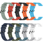 22mm Concave Striped Slicone Watch Band, For Xiaomi Watch S2 42mm, For Xiaomi Watch S2 46mm, For Xiaomi MI Watch S1, For Xiaomi MI Watch S1 Pro