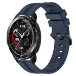 22mm Concave Striped Slicone Watch Band, For Huawei Watch GT 2E, For Huawei GT2 46mm, For Honor Watch GS 3, For Honor Watch GS Pro