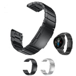 22mm Tortoise Shell Stainless Steel Watch Band, For Garmin Fenix 7, For Garmin Fenix 7 Solar, For Garmin Fenix 7 Sapphire Solar, For Garmin EPIX Gen 2, For Garmin Approach S62, For Garmin Fenix 6 GPS, For Garmin Fenix 6 Pro GPS                         ...