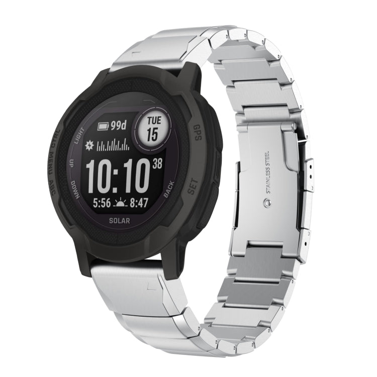 22mm Tortoise Shell Stainless Steel Watch Band, For Garmin Fenix 7, For Garmin Fenix 7 Solar, For Garmin Fenix 7 Sapphire Solar, For Garmin EPIX Gen 2, For Garmin Approach S62, For Garmin Fenix 6 GPS, For Garmin Fenix 6 Pro GPS                         ...